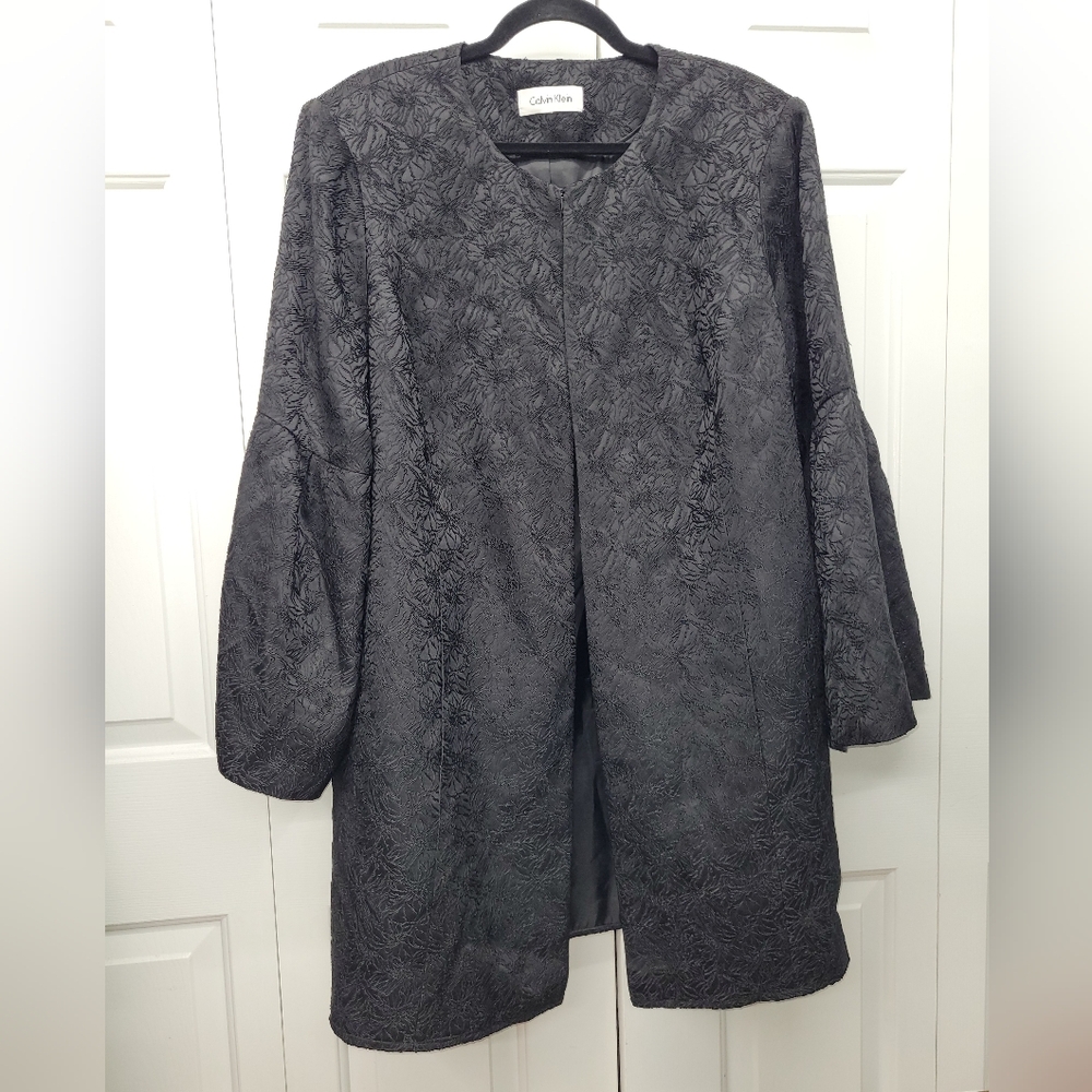 Calvin Klein Elegant Black Jacket - very roomy and large size XL - Picture 2 of 10